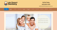 Desktop Screenshot of lakepleasantdentistry.com